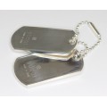 set pandantive Gucci Dog Tag. argint. genuine Made in Italy